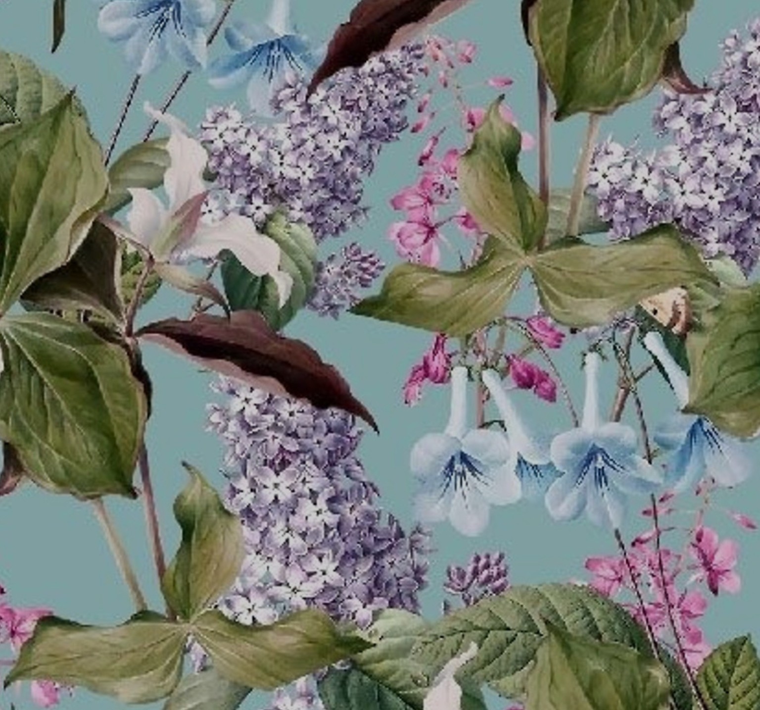 Real Botanical Garden digital pattern by Cha Miyoung
